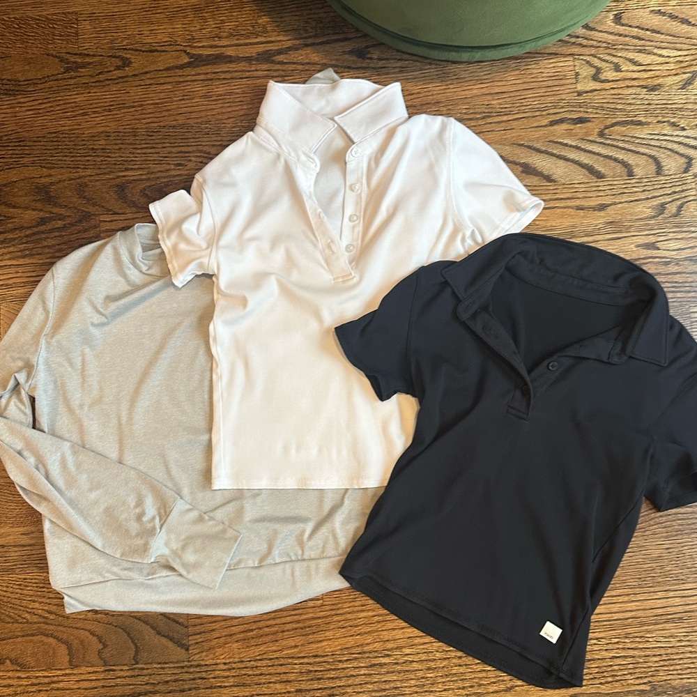 Vuori Small Bundle 2 tennis polo - 1 long sleeve
